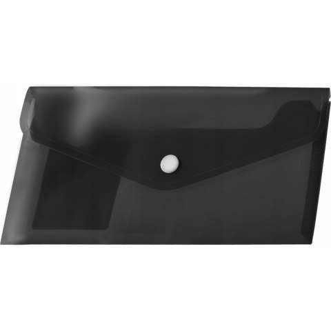 Koperta PP na zatrzask DL czarna BT612-V TETIS Koperta PP na zatrzask DL czarna BT612-V TETIS
