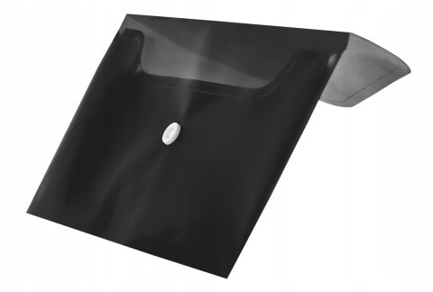 Koperta PP na zatrzask DL czarna BT612-V TETIS Koperta PP na zatrzask DL czarna BT612-V TETIS