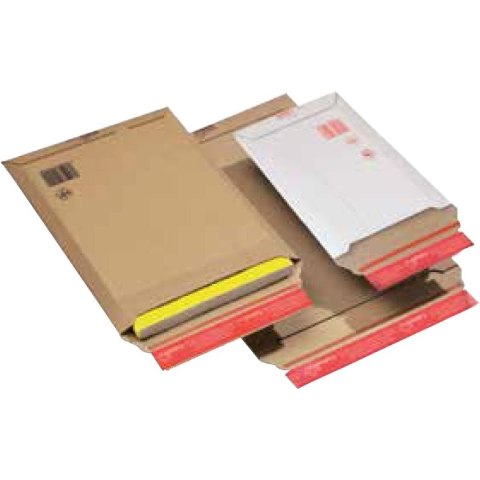 Koperty tekturowe brązowe HK 250x360x-50/262x375mm 100szt. 90100637 COLOMPAC Koperty tekturowe brązowe HK 250x360x-50/262x375mm 100szt. 90100637 COLOMPAC