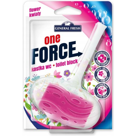 Kostka do WC zawieszka 40g kwiat GENERAL FRESH Force One Kostka do WC zawieszka 40g kwiat GENERAL FRESH Force One
