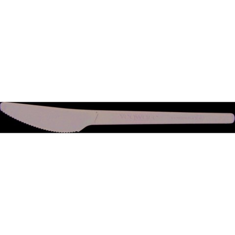 Nóż RCPLA 16,5cm czarny (50szt) VR-KN6.5B 100% biodegradowalny Nóż RCPLA 16,5cm czarny (50szt) VR-KN6.5B 100% biodegradowalny