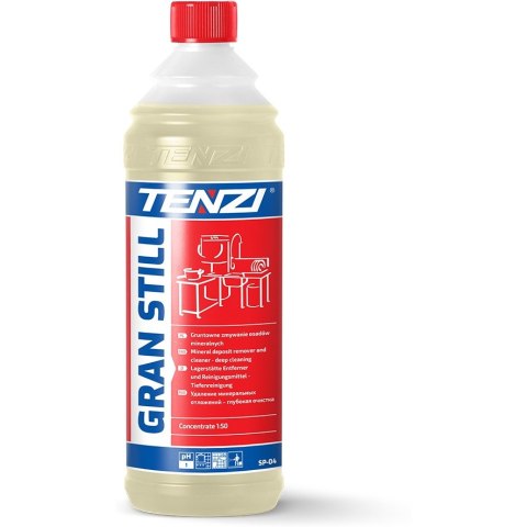 Płyn TENZI GRAN STILL do czyszczenia stali z kamienia rdzy zacieków mineralnych 1l. koncentrat (SP-04/001) Płyn TENZI GRAN STILL do czyszczenia stali z kamienia rdzy zacieków mineralnych 1l. koncentrat (SP-04/001)