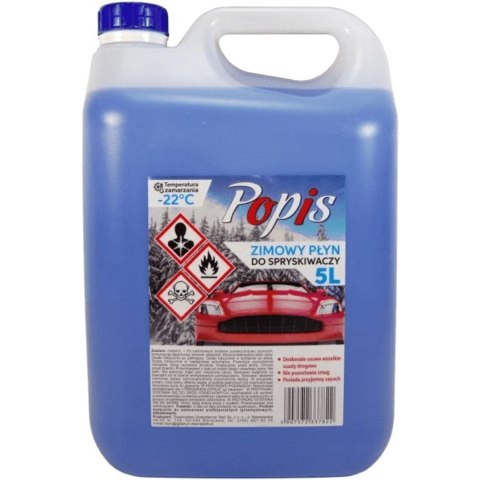 Płyn do spryskiwaczy POPIS 5L zimowy do -22`C Płyn do spryskiwaczy POPIS 5L zimowy do -22`C