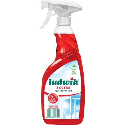 Płyn do szyb i glazury LUDWIK 600ml grapefruit z octem Płyn do szyb i glazury LUDWIK 600ml grapefruit z octem