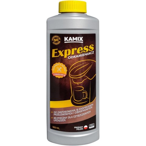 Preparat do usuwania kamienia KAMIX EXPRESS odkamieniacz do ekspresów 500ml Preparat do usuwania kamienia KAMIX EXPRESS odkamieniacz do ekspresów 500ml