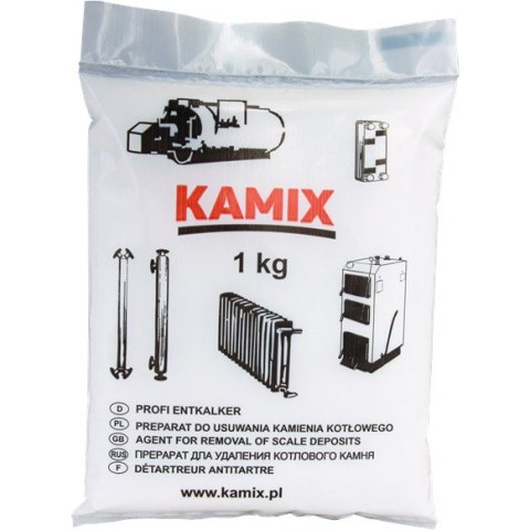 Preparat do usuwania kamienia kotłowego KAMIX odkamieniacz 1kg Preparat do usuwania kamienia kotłowego KAMIX odkamieniacz 1kg