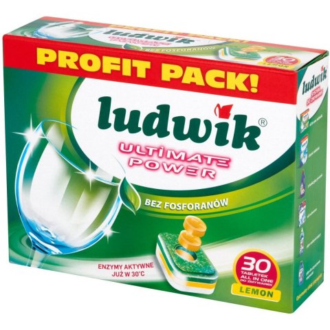 Tabletki do zmywarki LUDWIK(30 tabletek)Lemon Ultimate Power ALLinOne 211649 Tabletki do zmywarki LUDWIK(30 tabletek)Lemon Ultimate Power ALLinOne 211649