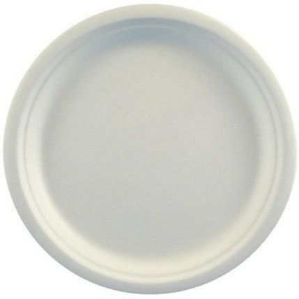 Talerz z trzciny cukrowej 23cm, biały (50szt)45190/89735 100% biodegradowalny Talerz z trzciny cukrowej 23cm, biały (50szt)45190/89735 100% biodegradowalny