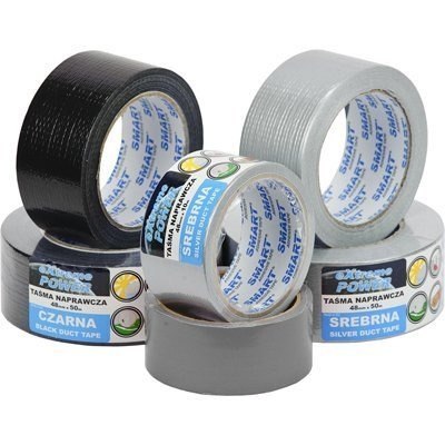 Taśma naprawcza DUCT TAPE 50x10m czarna Taśma naprawcza DUCT TAPE 50x10m czarna