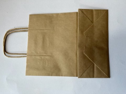 Torba ekologiczna ECOBAG 180x80x225mm brązowa 10232030000 Torba ekologiczna ECOBAG 180x80x225mm brązowa 10232030000