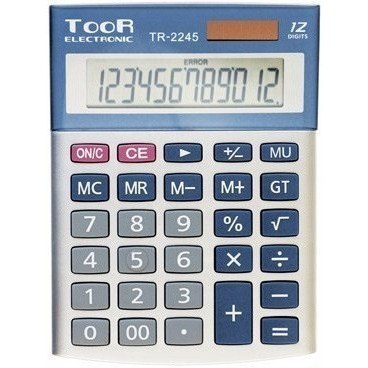 Kalkulator TOOR TR2245 12 pozycyjny 120-1424 Kalkulator TOOR TR2245 12 pozycyjny 120-1424