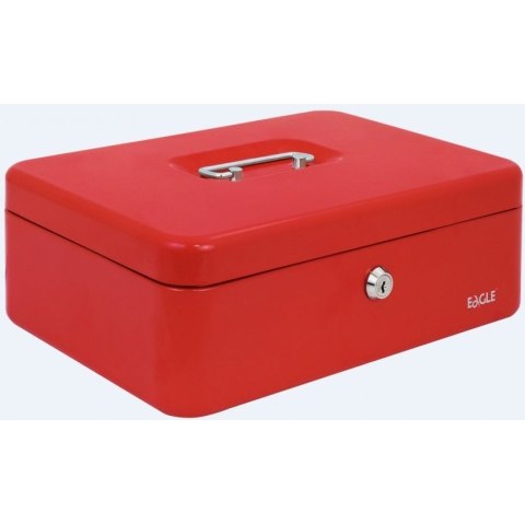 Kasetka na pieniądze 8878L czerwona 100x217x300mm 120-1024 EAGLE Kasetka na pieniądze 8878L czerwona 100x217x300mm 120-1024 EAGLE
