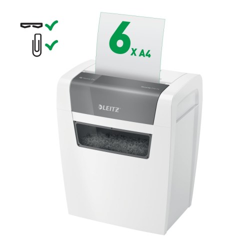 Niszczarka LEITZ IQ Home P4 kosz 15L 80340000 Niszczarka LEITZ IQ Home P4 kosz 15L 80340000