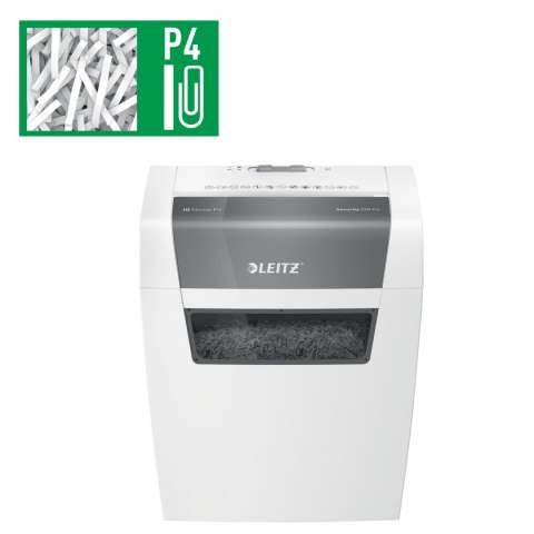 Niszczarka LEITZ IQ Home P4 kosz 15L 80340000 Niszczarka LEITZ IQ Home P4 kosz 15L 80340000