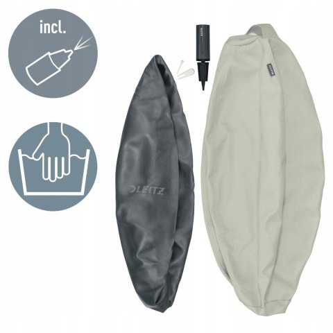Piłka do siedzenia LEITZ ERGO 55cm jasno szara 65410085 Piłka do siedzenia LEITZ ERGO 55cm jasno szara 65410085