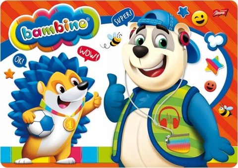 Podkładka laminowana na biurko A3 do prac plastycznych BAMBINO St.Majewski Podkładka laminowana na biurko A3 do prac plastycznych BAMBINO St.Majewski