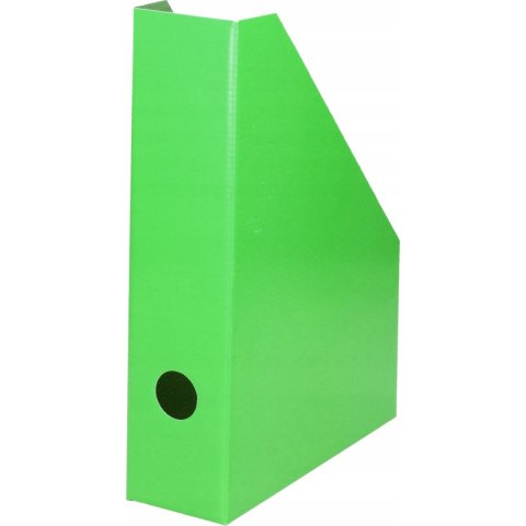 Pojemnik na czasopisma dokumenty A4 gazetownik 7cm zielony lakierowany 100552131 BANTEX Pojemnik na czasopisma dokumenty A4 gazetownik 7cm zielony lakierowany 100552131 BANTEX