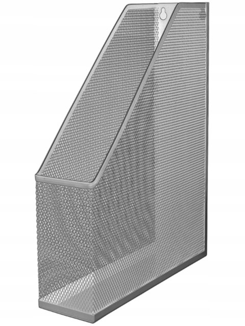 Pojemnik na czasopisma NATUNA siatka srebrny 250x72x320mm Pojemnik na czasopisma NATUNA siatka srebrny 250x72x320mm