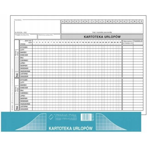 525-3 KU Kartoteka urlop.A5(20 MICHALCZYK I PROKOP 525-3 KU Kartoteka urlop.A5(20 MICHALCZYK I PROKOP