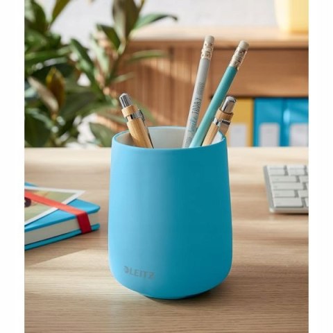 Kubek na długopisy Leitz Cosy, niebieski 53290061 Kubek na długopisy Leitz Cosy, niebieski 53290061