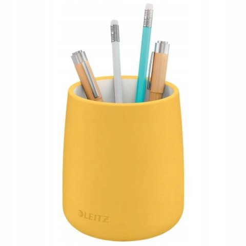 Kubek na długopisy Leitz Cosy, żółty 53290019 Kubek na długopisy Leitz Cosy, żółty 53290019