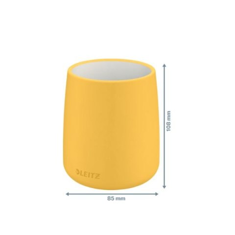 Kubek na długopisy Leitz Cosy, żółty 53290019 Kubek na długopisy Leitz Cosy, żółty 53290019