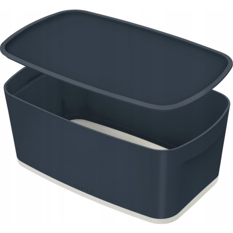MyBox Cosy mały pojemnik z pokrywką szary 52630089 LEITZ MyBox Cosy mały pojemnik z pokrywką szary 52630089 LEITZ