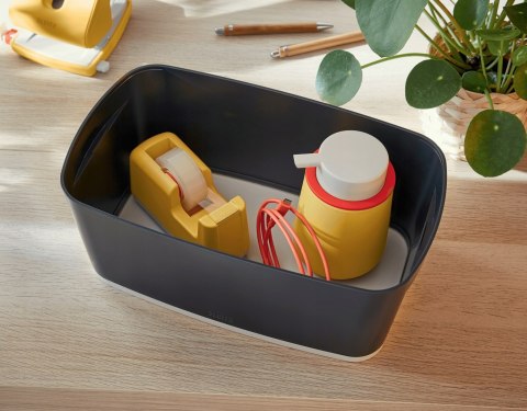 MyBox Cosy mały pojemnik z pokrywką szary 52630089 LEITZ MyBox Cosy mały pojemnik z pokrywką szary 52630089 LEITZ