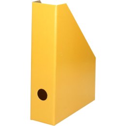 Pojemnik na czasopisma dokumenty A4 gazetownik 7cm żółty lakierowany 100552129 BANTEX