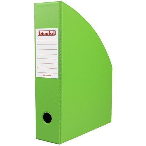Pojemnik na czasopisma BIURFOL 7cm zielony KSE-35-02 Pojemnik na czasopisma BIURFOL 7cm zielony KSE-35-02