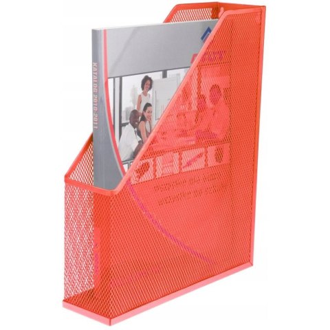 Pojemnik na czasopisma NATUNA siatka czerwony 250x72x320mm Pojemnik na czasopisma NATUNA siatka czerwony 250x72x320mm