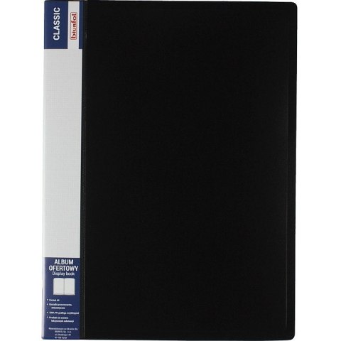 Album ofertowy na dokumenty 20 kieszeni CLASSIC czarny AOF-02-05 BIURFOL Album ofertowy na dokumenty 20 kieszeni CLASSIC czarny AOF-02-05 BIURFOL