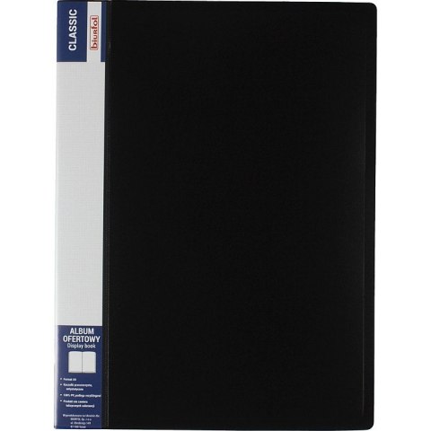 Album ofertowy na dokumenty 30 kieszeni CLASSIC czarny AOF-03-05 BIURFOL Album ofertowy na dokumenty 30 kieszeni CLASSIC czarny AOF-03-05 BIURFOL