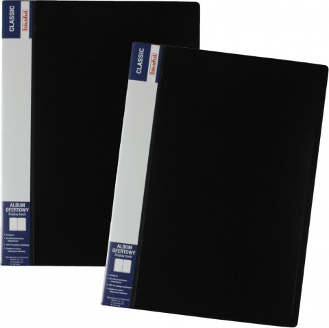 Album ofertowy na dokumenty 30 kieszeni CLASSIC czarny AOF-03-05 BIURFOL Album ofertowy na dokumenty 30 kieszeni CLASSIC czarny AOF-03-05 BIURFOL