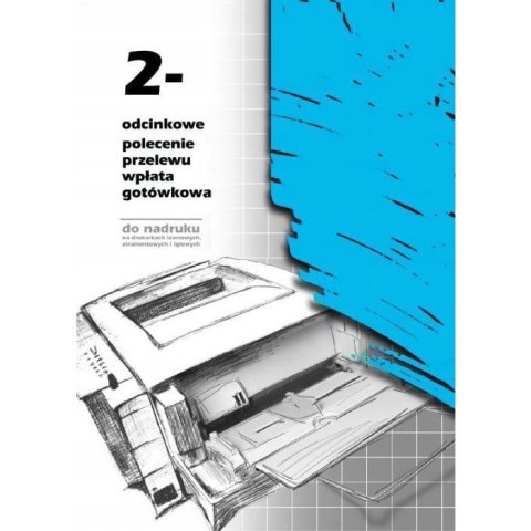 F-110-2 2-odcinkowe polecenie przelewu MICHALCZYK&PROKOP A4 100 kartek F-110-2 2-odcinkowe polecenie przelewu MICHALCZYK&PROKOP A4 100 kartek