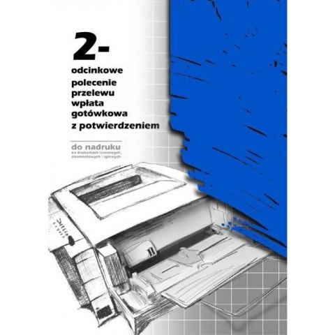 F-111-2 2-odcinkowe polecenie przelewu MICHALCZYK&PROKOP A4 100 kartek F-111-2 2-odcinkowe polecenie przelewu MICHALCZYK&PROKOP A4 100 kartek