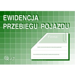 K17 Ewidencja przebiegu pojazdu (bez kosztów) A5 Michalczyk i Prokop