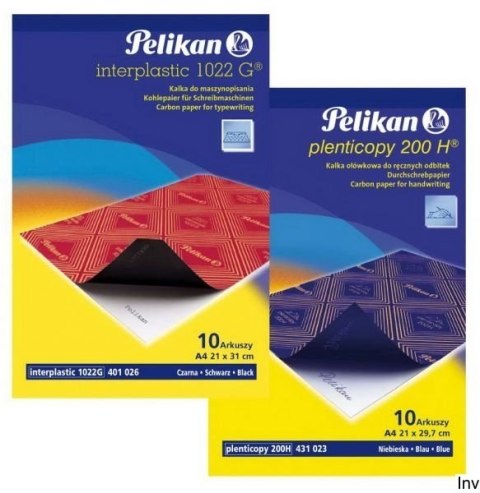 Kalka ołówkowa A4 10ark. 200H niebieska 100401561 PELIKAN Kalka ołówkowa A4 10ark. 200H niebieska 100401561 PELIKAN