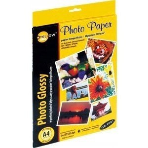 Papier foto YELLOW ONE A4 180g A20 błyszczący (4G180) 150-1373 Papier foto YELLOW ONE A4 180g A20 błyszczący (4G180) 150-1373