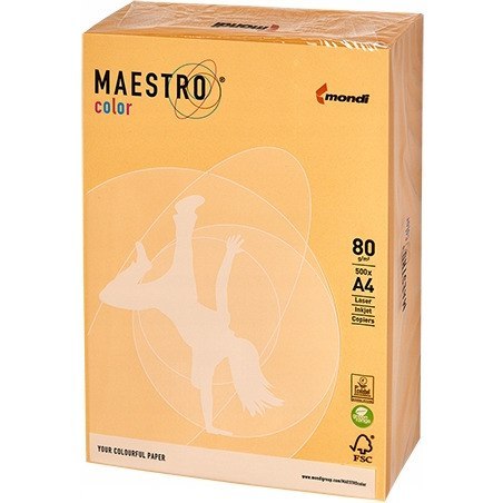 Papier ksero A4 80g MAESTRO COLOR GO22 Trendy złoty Papier ksero A4 80g MAESTRO COLOR GO22 Trendy złoty