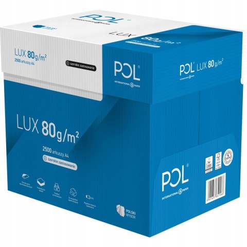 Papier ksero A4 80g POLLUX (5ryz) klasa białości B 161 Papier ksero A4 80g POLLUX (5ryz) klasa białości B 161