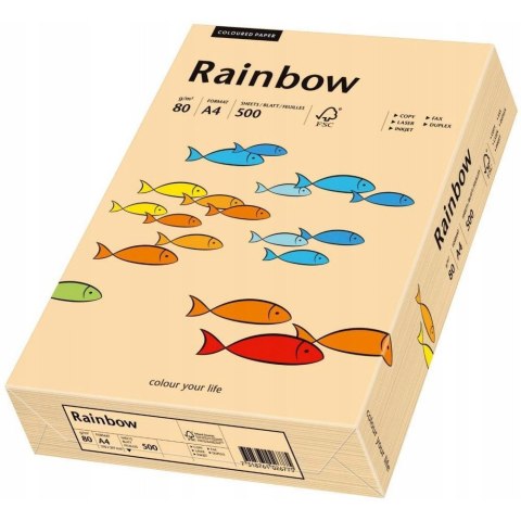 Papier ksero A4 80g RAINBOW R40 łosiosiowy 88042497 Papier ksero A4 80g RAINBOW R40 łosiosiowy 88042497