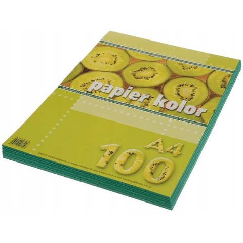 Papier ksero A4 KRESKA 100ark ciemno zielony Papier ksero A4 KRESKA 100ark ciemno zielony