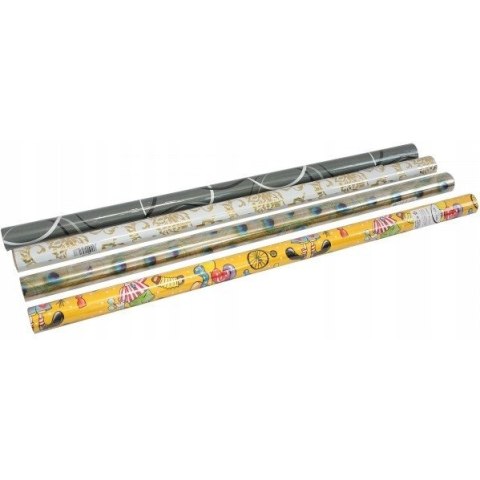 Papier ozdobny w rolce 2m x 70cm mix 0009571670 HERLITZ Papier ozdobny w rolce 2m x 70cm mix 0009571670 HERLITZ