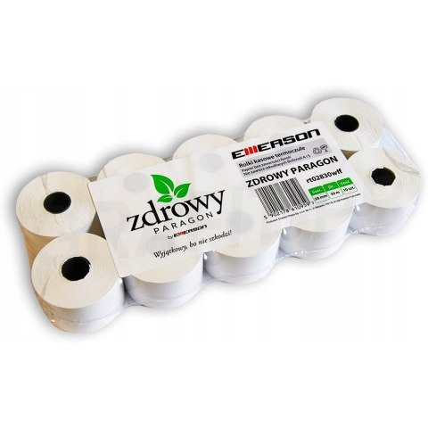 Rolki termiczne 28x30m 10szt. EMERSON rt02830wkff zdrowy paragon Rolki termiczne 28x30m 10szt. EMERSON rt02830wkff zdrowy paragon