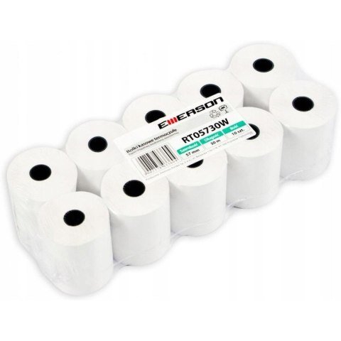 Rolki termiczne 38x25m 10szt EMERSON rt03825wkbpaf BPA FREE bez bisfenolu Rolki termiczne 38x25m 10szt EMERSON rt03825wkbpaf BPA FREE bez bisfenolu