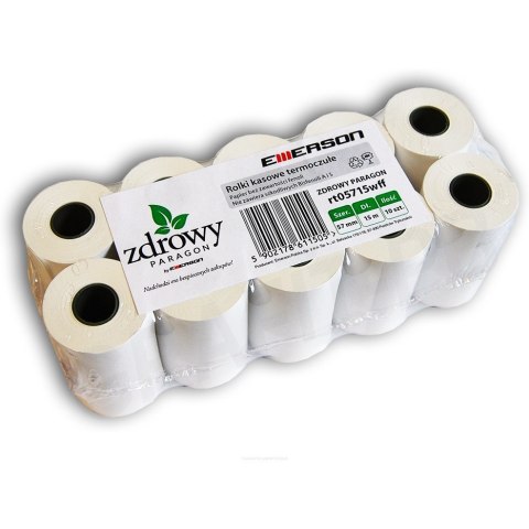 Rolki termiczne 57x15m 10szt EMERSON rt05715wkff zdrowy paragon Rolki termiczne 57x15m 10szt EMERSON rt05715wkff zdrowy paragon