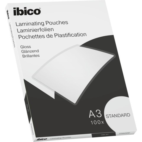 Folia do laminacji IBICO Standard 125 mic 100 sztuk 627313 Folia do laminacji IBICO Standard 125 mic 100 sztuk 627313