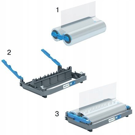 Kaseta z folią błyszczącą do laminatora GBC Foton 30 125mic 4410025 Kaseta z folią błyszczącą do laminatora GBC Foton 30 125mic 4410025