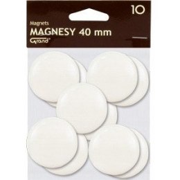 Magnesy 40mm białe (10szt.) 130-1699 GRAND